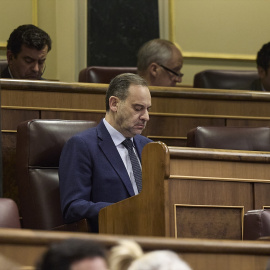 El exministro José Luis Ábalos, durante a una sesión plenaria en el Congreso de los Diputados, a 13 de noviembre de 2025, en Madrid