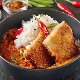 Imagen de la receta de katsu curry.