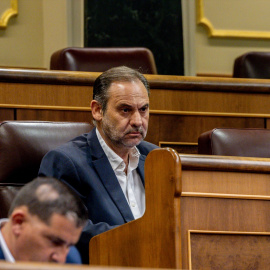 José Luis Ábalos, ya como diputado independiente, en una sesión de septiembre de 2025.