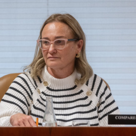 Imagen de archivo de la interventora de la Universidad Complutense de Madrid, María Elvira Gutiérrez-Vierna, durante la Comisión de Investigación.