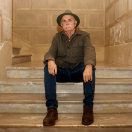 Eudald Carbonell durant una entrevista