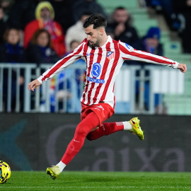 Foto de archivo de un partido de Laliga del Atlético del Madrid y el Getafe CF.