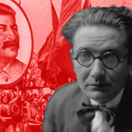 Fotomontaje de Castelao, a partir de una imagen de Jaime Pacheco.