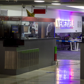 Aeropuerto internacional Simón Bolívar, en Maiquetía (Venezuela).