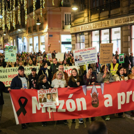 Manifestación bajo el lema 'Mazón a presò', a 29 de noviembre de 2025, en València (España).