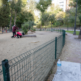 Parque de la Concordia (Jaén), donde se encontraron los cuerpos de las adolescentes.