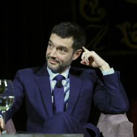 El ministro de Derechos Sociales, Consumo y Agenda 2030, Pablo Bustinduy, interviene este lunes en 'Los desayunos del Ateneo'.