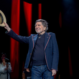 El cantante Joaquín Sabina, este domingo.