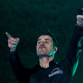 Imagen de archivo del cantante Dani Martín durante una actuación.