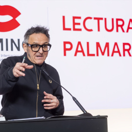 Imagen de archivo del director de la Seminci, José Luis Cienfuegos, durante la lectura del palmarés de la 70ª edición del certamen.