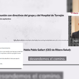 Audios publicados del CEO de Ribera Salud.
