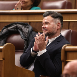 El portavoz de ERC en el Congreso, Gabriel Rufián.