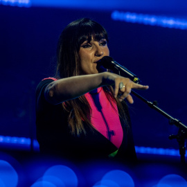 (Foto de ARCHIVO)Foto de archivo de Rozalén en una actuación en Madrid.01 OCTUBRE 2025;MÚSICA;MÚSICOS;ARTISTAS;CONCIERTO;SOLIDARIDAD;CÁNCER01/10/2025