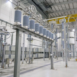 Estación convertidora de Hunterston.