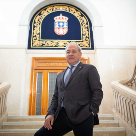 Imagen de archivo del presidente de la Diputación de Lugo, José Tomé Roca, en la Diputación Provincial de Lugo.