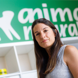 La directora d'AnimaNaturalis a Espanya, Aïda Gascón, en una imatge d'arxiu.