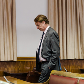 El expresidente de la SEPI Vicente Fernández Guerrero durante una comparecencia en la Comisión de Investigación sobre el ‘caso Koldo’, en el Senado.