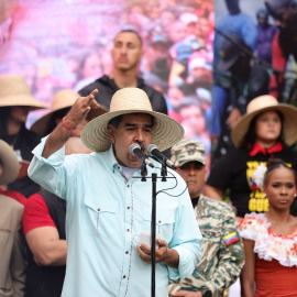 Nicolás Maduro durante una intervención.