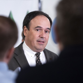 El president de la Generalitat valenciana, Juan Francisco Pérez Llorca, durante un acto en Castelló.