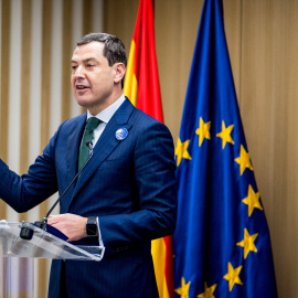 Foto de archivo del presidente de la Junta de Andalucía, Juanma Moreno.