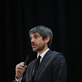 Imagen de archivo del ministro de Cultura y portavoz de Sumar, Ernest Urtasun.