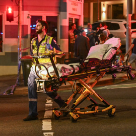 Imagen de la playa de Bondi tras el tiroteo en Sídney (Australia).