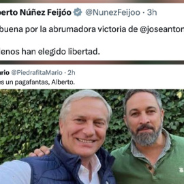 Respuestas al tuit de Feijóo sobre la victoria de Kast.