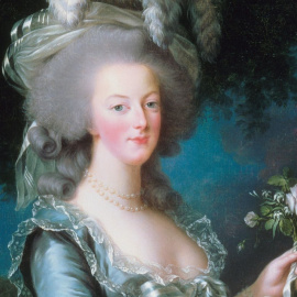 Retrato de María Antonieta, esposa de Luis XVI y reina de Francia.