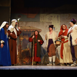 Escena dels pastors als Pastorets de l'Espluga de Francolí (Conca de Barberà)