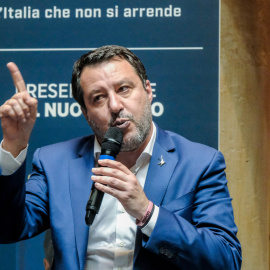 El vicepresidente italiano y líder de La Liga, el ultraderechista Matteo Salvini, en una imagen de archivo.