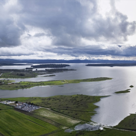 Vista del embalse de Valdecañas, a 18 de marzo de 2025.