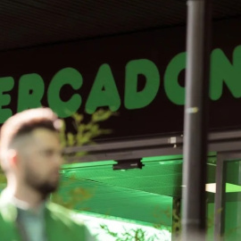 Exterior de una tienda de Mercadona.