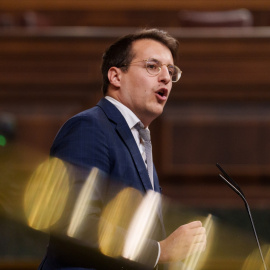Jorge Pueyo, durante un Pleno en el Congreso en noviembre de 2025.