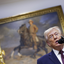 El presidente de Estados Unidos, Donald Trump, en la Casa Blanca.