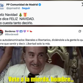 Respuestas al mensaje del PP polemizando con la felicitación de Navidad.