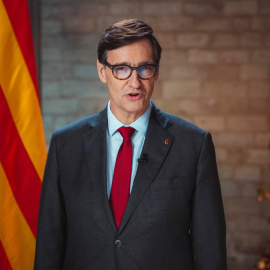 El president del Govern, Salvador Illa, en el seu missatge institucional d'aquestes festes de Nadal de 2025