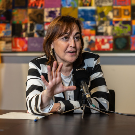 La portaveu del Govern i consellera de Territori, Habitatge i Transició Ecològica, Sílvia Paneque, en l'entrevista amb l'ACN.