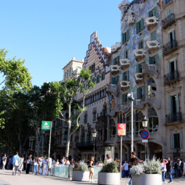 Exterior de la Casa Batlló, en Barcelona.