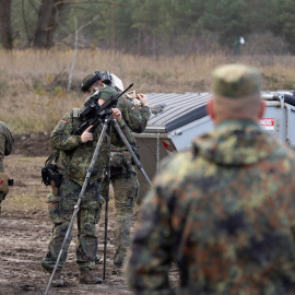 Soldados alemanes en una foto de archivo.