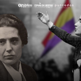 Ilustración de Victoria Kent y Clara Campoamaor