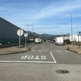 Imagen del polígono de Les Mataltes,  en La Sènia (Tarragona), donde se celebra la 'rave'.