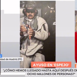 Isabel Díaz Ayuso y Susanna Griso.