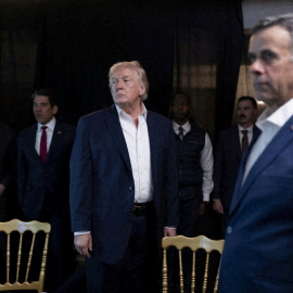 El presidente de EEUU, Donald Trump, mientras seguía el secuestro de Nicolás Maduro en Venezuela.