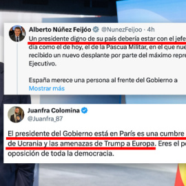 Feijóo recrimina que Sánchez no acudiera al desfile de la Pascua Militar... cuando está en una cumbre internacional