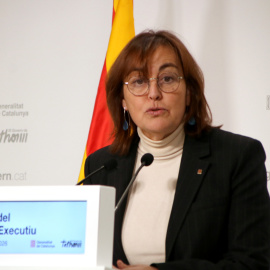 La portaveu de Govern, Sílvia Paneque, en la roda de premsa posterior al primer Consell Executiu del 2026.