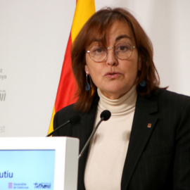 La portavoz del Govern, Silvia Paneque, en la rueda de prensa posterior al primer Consejo Ejecutivo de 2026.