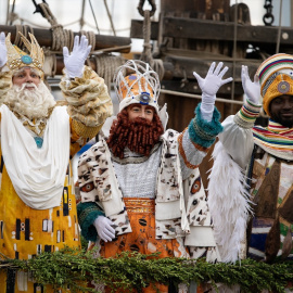 Los tres Reyes Magos.