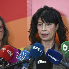 Ana Redondo, ministra de Igualdad, en el Comité de Crisis del Ministerio para analizar los últimos datos de la violencia machista.