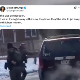 El vídeo de los disparos del agente del ICE a una mujer que se está compartiendo en las redes.