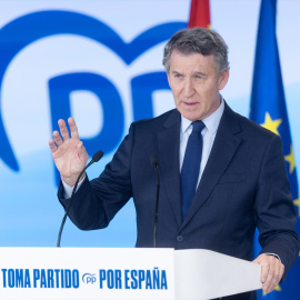 Foto de archivo del presidente del Partido Popular, Alberto Núñez Feijóo.